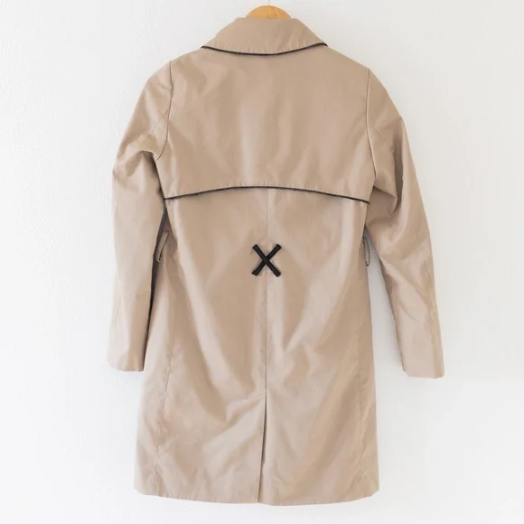 H&M Tailored Fit Trench Coat Size 4 - Picture 8 of 11